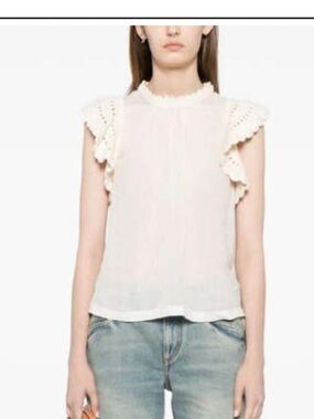 Ulla Johnson Handmade Kaia Crochet Top